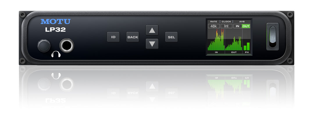 MOTU LP32 ADAT optical / USB / AVB-TSN audio interface with DSP and mixing