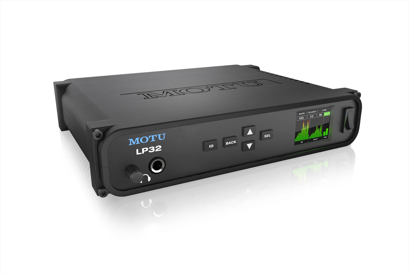 MOTU LP32 ADAT optical / USB / AVB-TSN audio interface with DSP and mixing