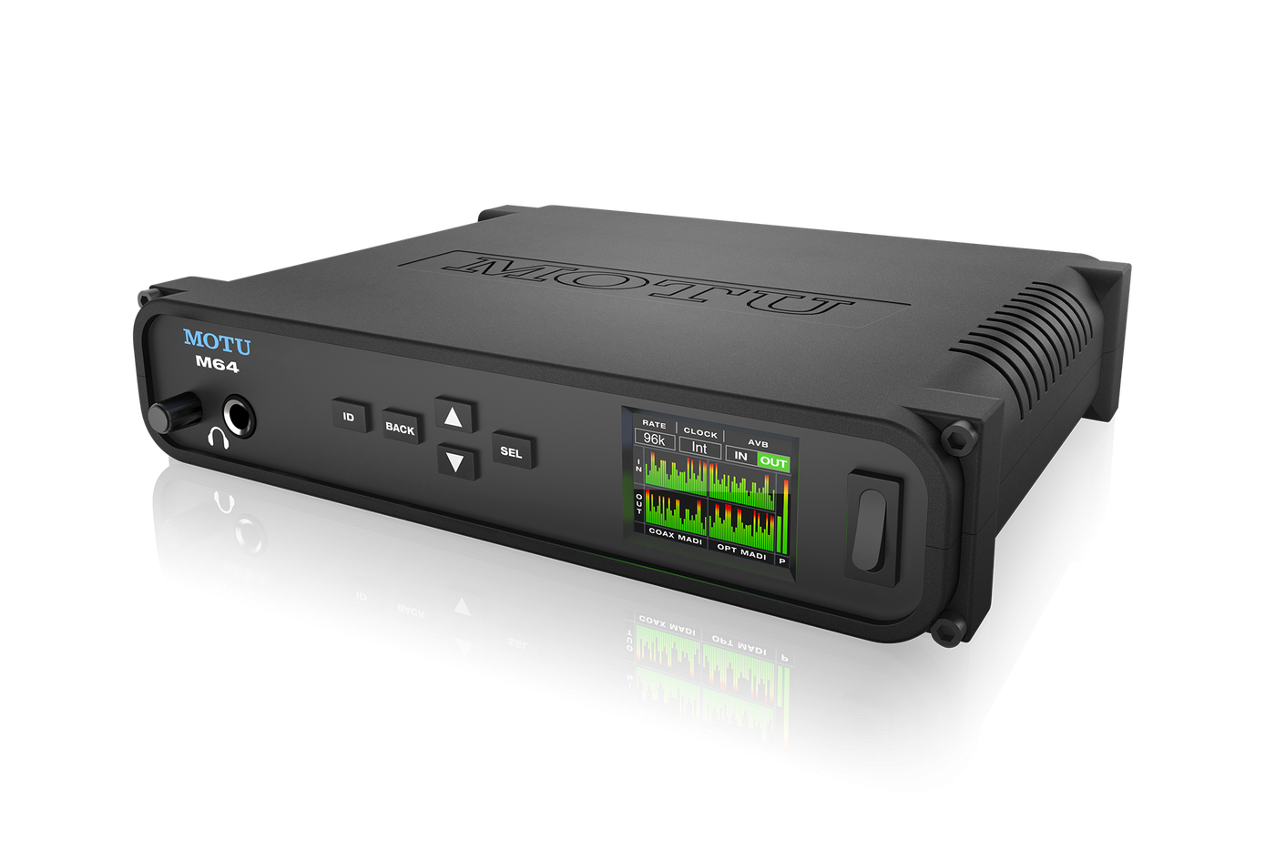 MOTU M64 - MADI / USB / AVB-TSN Ethernet Audio Interface with DSP and Mixing