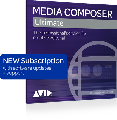Avid Media Composer | Ultimate 1-year Subscription with 1TB G-DRIVE Mobile SSD USBc Drive
