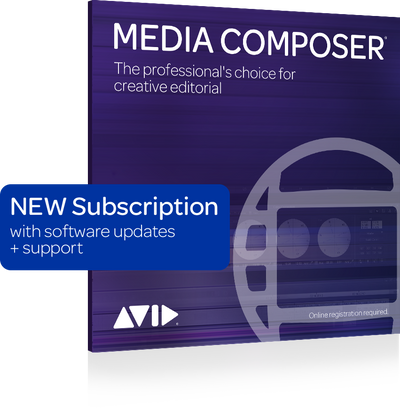 Avid Media Composer 1-year Subscription with 1TB G-DRIVE Mobile SSD USBc Drive