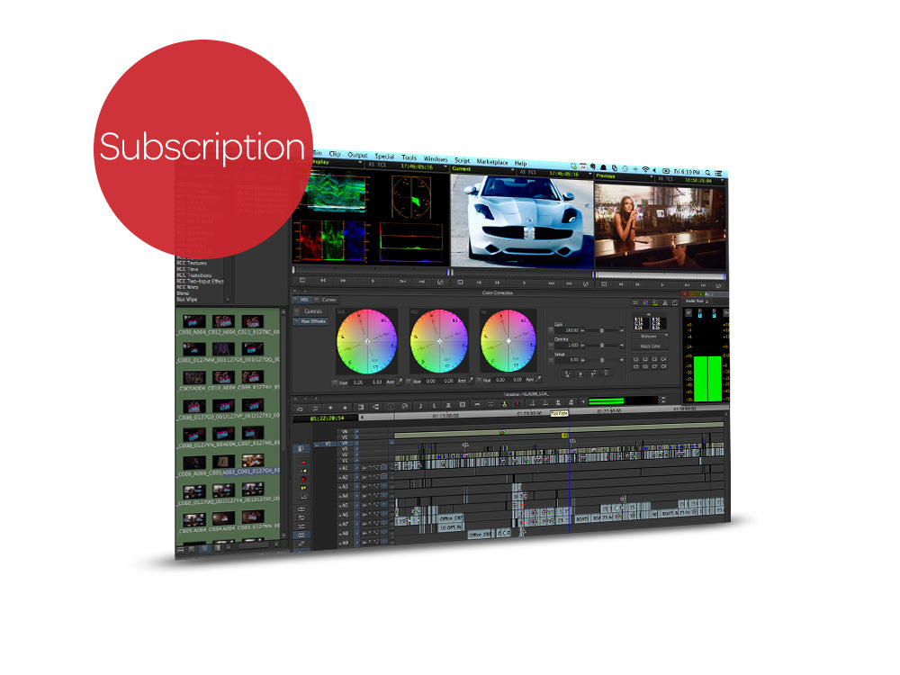 Avid Media Composer 2 Year  Subscription with Symphony and 3rd Party Software