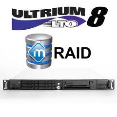 mLogic mRack DIT LTO-8 Thunderbolt RAID and Tape Archiving Solution