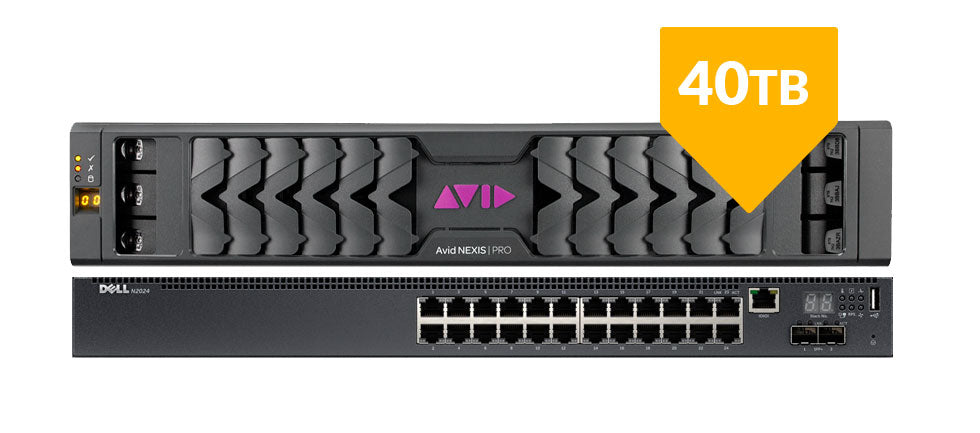 Avid NEXIS | PRO 40TB Engine with Dell N2024 Switch