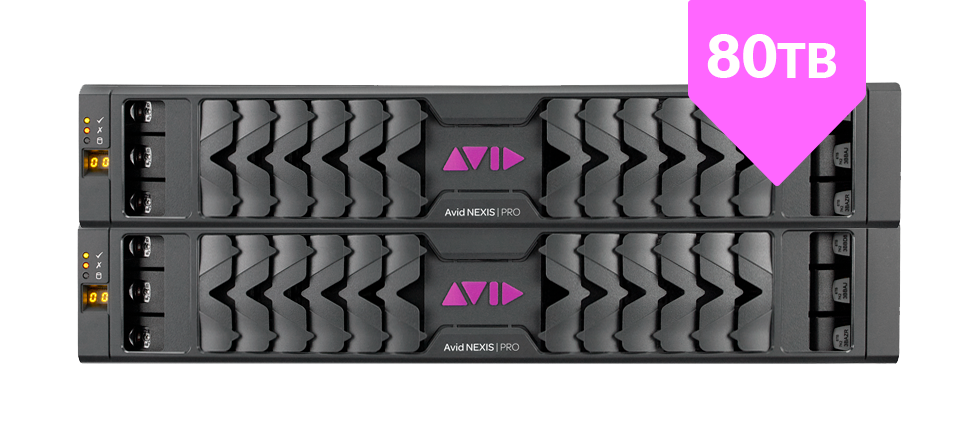 Avid NEXIS | PRO 40TB in Multiple Packs