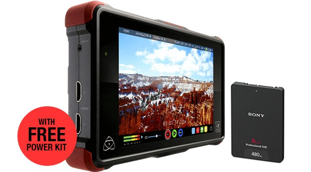 Atomos Ninja Flame Bundle with SONY 480GB SSD & Free Power Kit