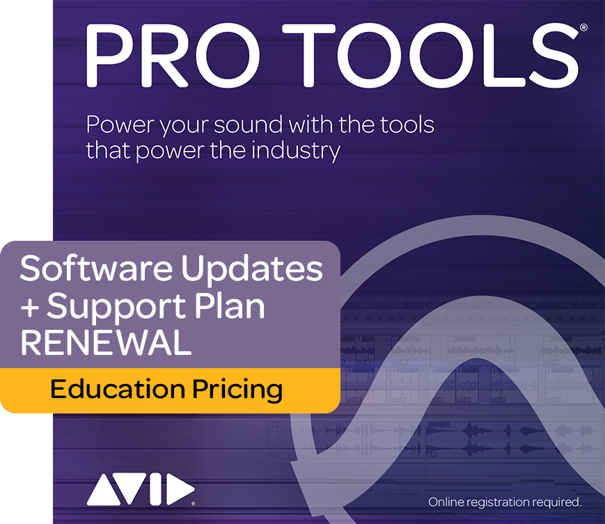 Avid Pro Tools Annual Update and Support Plan NEW Academic