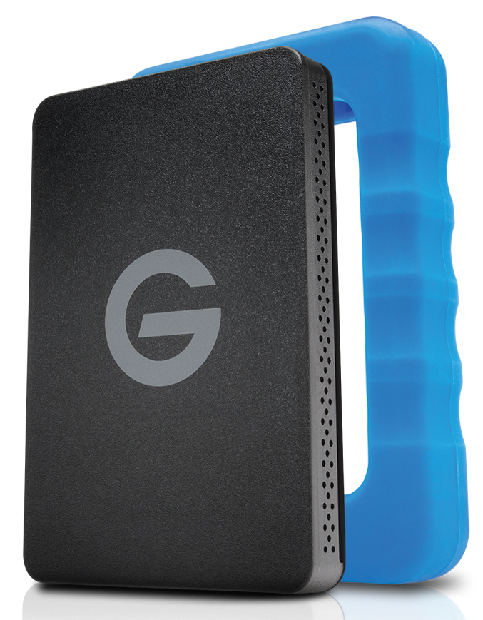 G-Technology G-DRIVE ev RaW SSD with Rugged Bumper 500GB