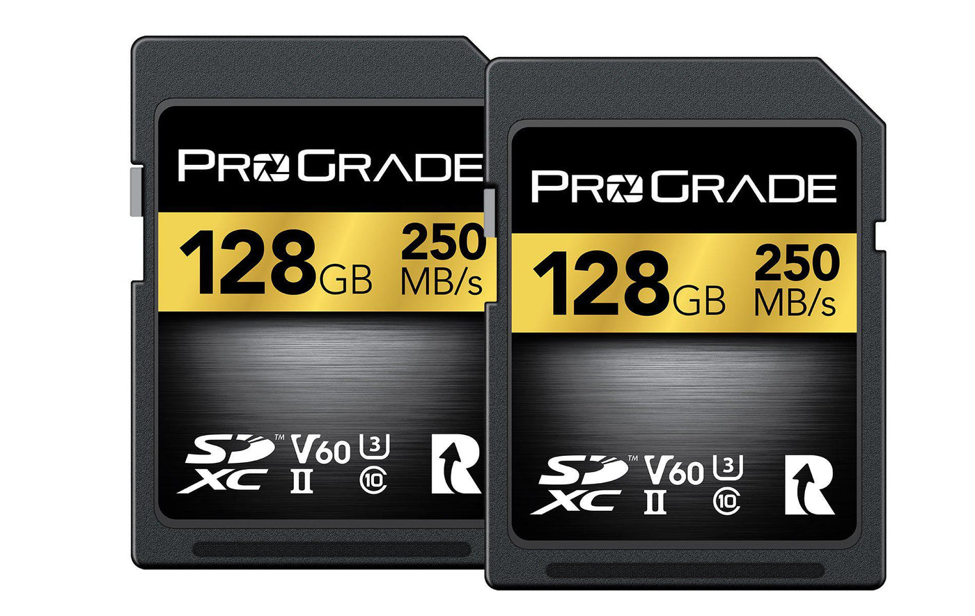 ProGrade Digital SDXC UHS-II V60 Memory Card (128GB), 2-Pack