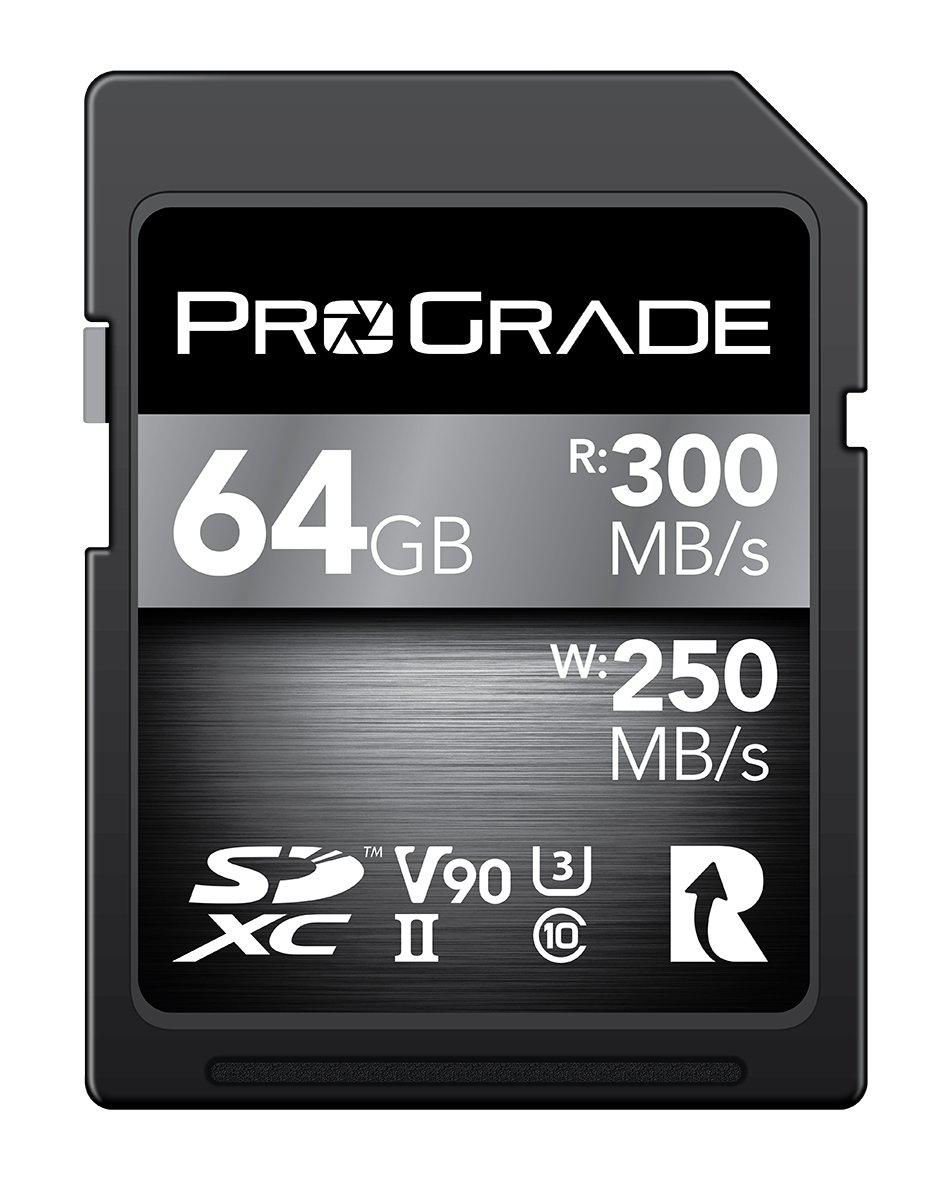 ProGrade Digital SDXC UHS-II V90 Memory Card - 64GB