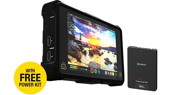 Atomos Shogun Inferno Bundle with SONY 960GB SSD & Free Power Kit