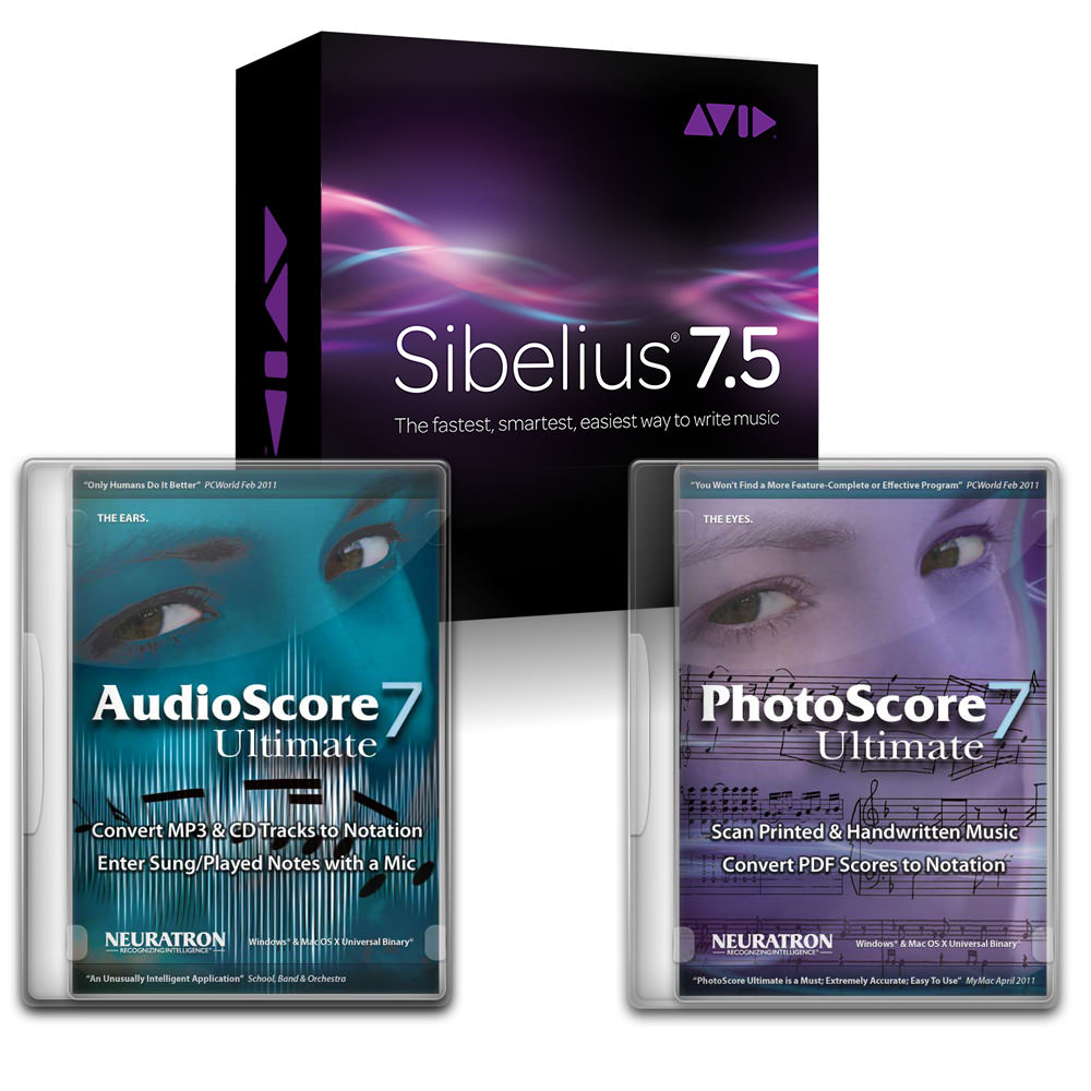 Avid Sibelius 8 Bundle with PhotoScore and AudioScore