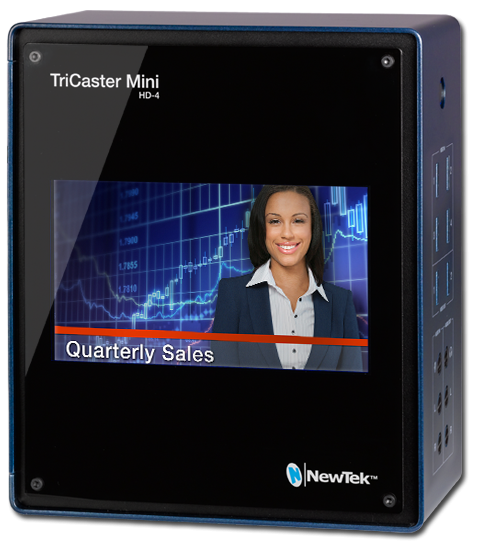 NewTek TriCaster Mini Advanced HD-4i with 2 Connect Spark HDMI Bundle