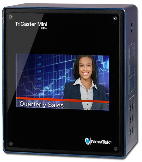 NewTek TriCaster Mini Advanced HD-4i with 2 Connect Spark SDI Bundle