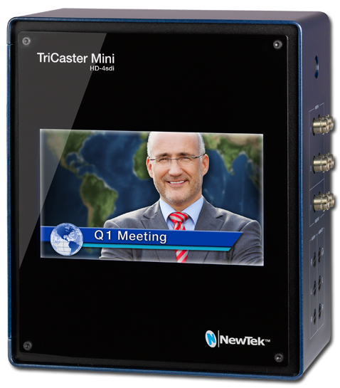 NewTek TriCaster Mini Advanced HD-4SDI with 2 Connect Spark SDI Bundle