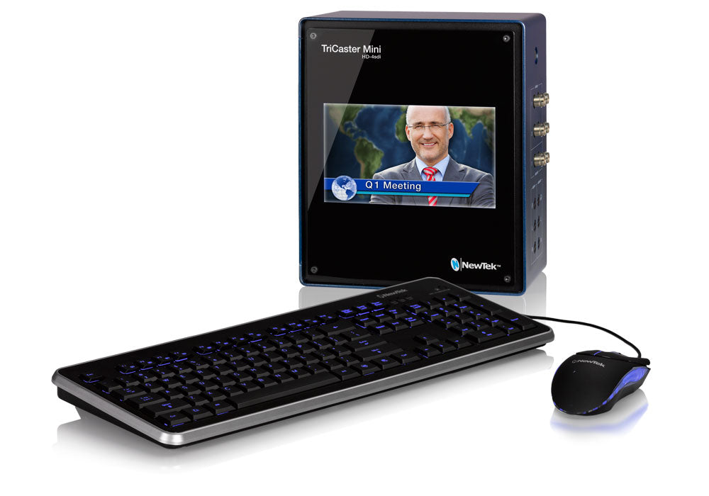 NewTek TriCaster Mini HD-4sdi BUNDLE with Control Surface and Travel Case (Academic)