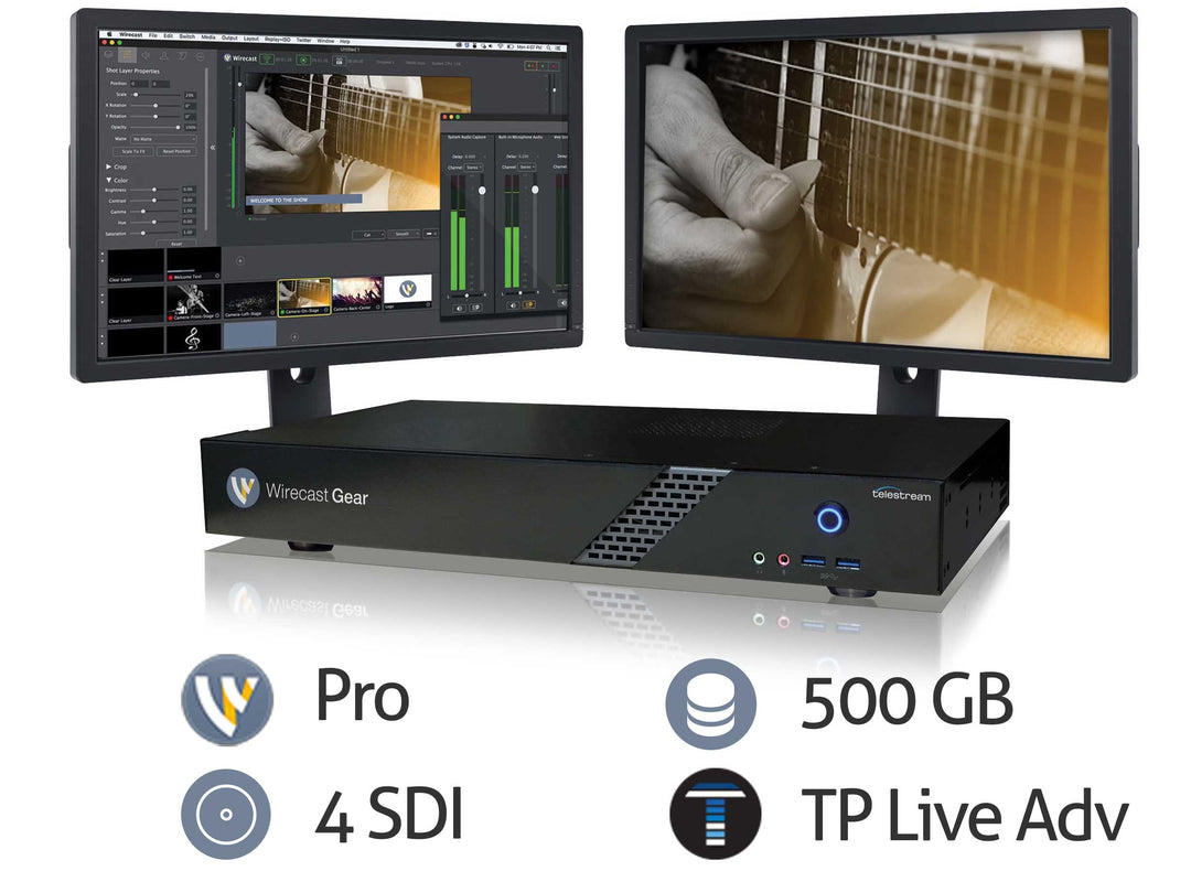 Telestream Wirecast Gear 210 with EDIUS Pro 8 Software