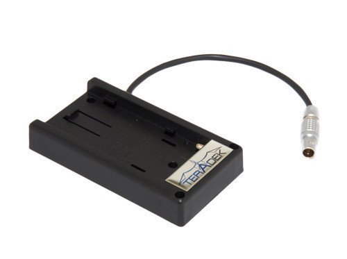 Teradek Battery Adapter Plate (Battery to 2 Pin Lemo) For Cube and bond Products