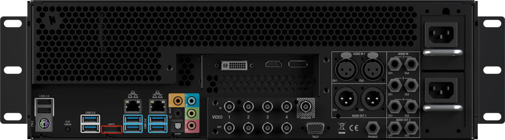 NewTek TriCaster TC1 MAX Bundle with Large Control Panel and Redundant Power Trade-up for current TriCaster Owners