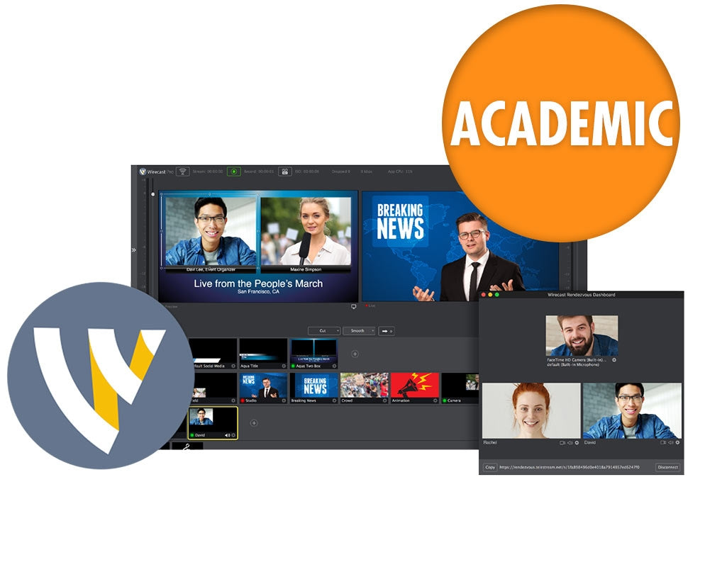 Telestream Wirecast Academic Editions